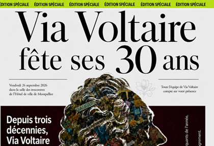 Invitation — Via Voltaire fête ses 30 ans